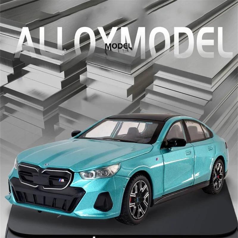1/24 BMW I5 M60 slitinový sportovní vůz model litý kov limuzína čistě elektrická vozidla model auta simulace zvuk světlo dárek pro děti