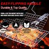 Portable BBQ Grill Basket Folding Fish Vegetable Grilling Basket Stainless Steel Grill Basket for Camping Picnics JT455