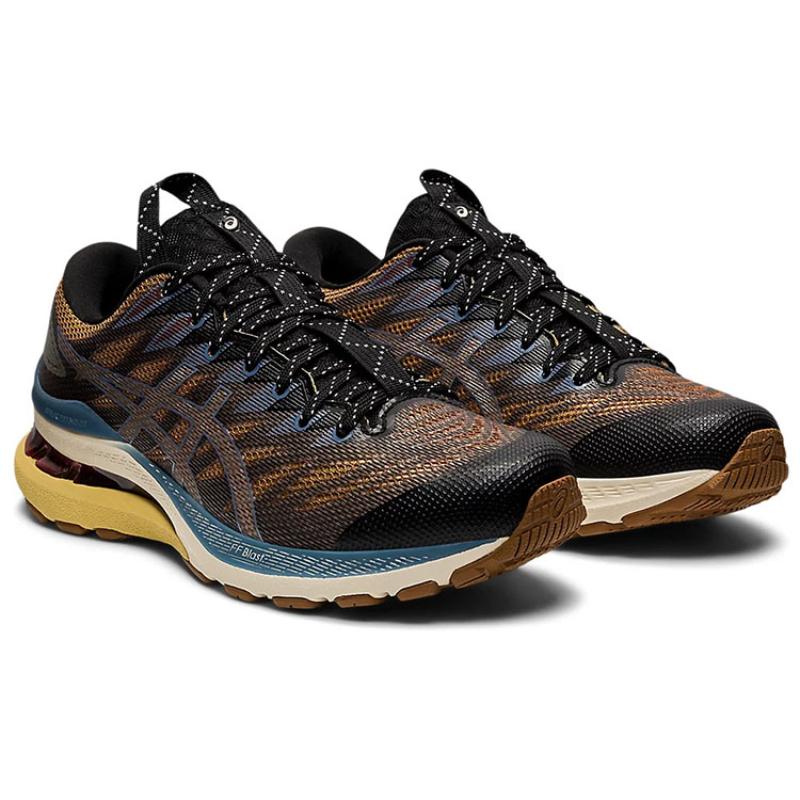 ASICS Gel Kayano 28 Anthracite Antique Gold Women's Sneakers 1202A261-001