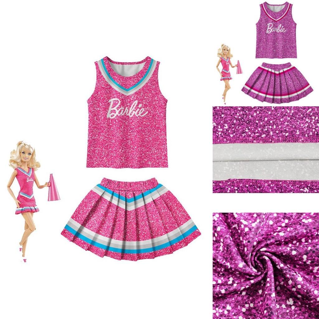 Barbie Film Fialové Polyesterové Vlákno Cosplay Šaty Pro Děti Velikosti)