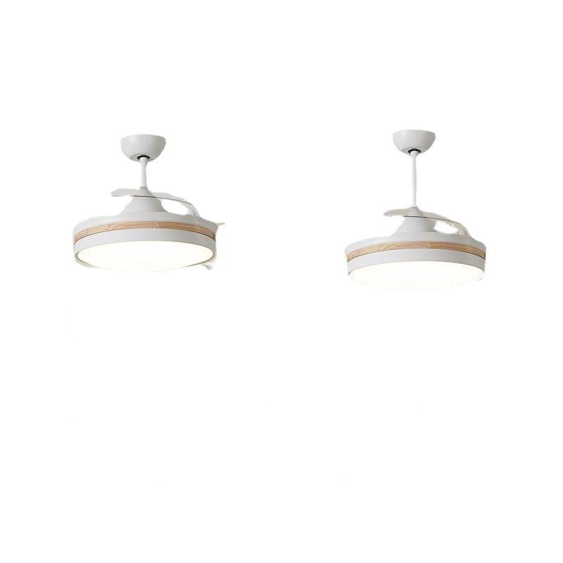 Smart LED Ceiling Fan Light for Home and Study - Modern Design for Bedroom or Restaurant