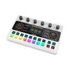 Live Streaming Sound Card Mixer Sound Console Professional Recording 12 Voice Effects LED Display Re Able for Singing Karaoke Live Interaction
