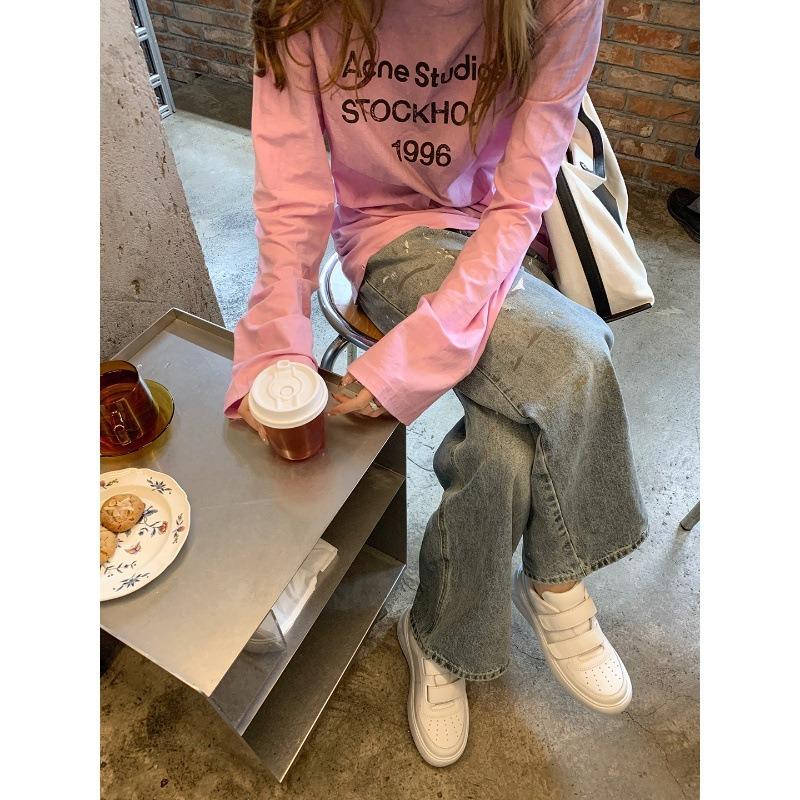 Cowhide version~ 6.5cm thick-soled smiley face Velcro heightening casual sports board shoes women's white shoes