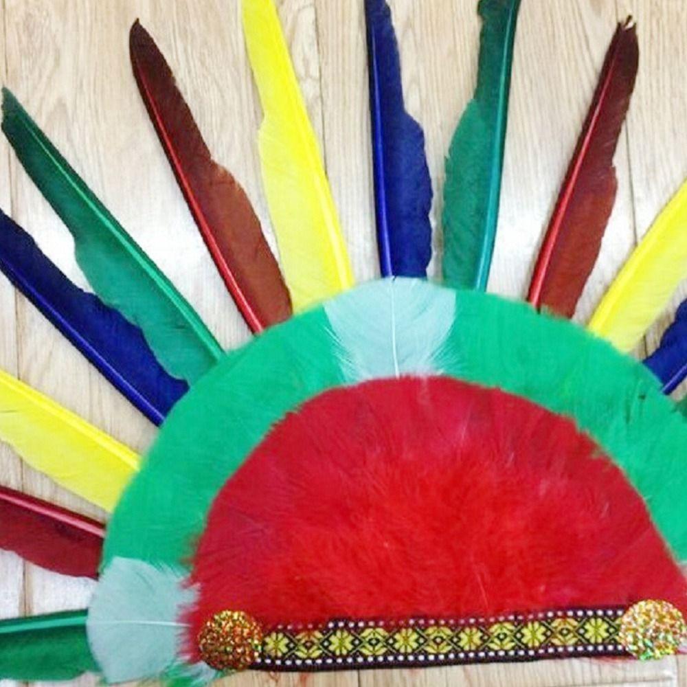 Children's Day Headpiece Fancy Dress Party Headwear New Feather Headdress