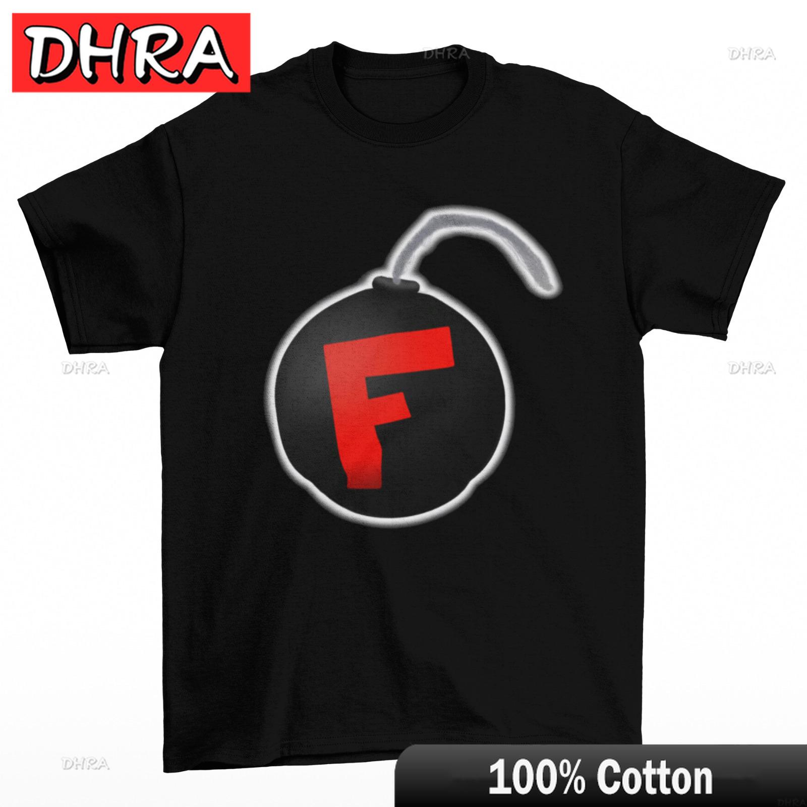 F Bomb TShirt Unisex Funny Cotton Adult Humor Sarcastic Swearing Gag Gift New Chic Creative Tshirt Unique Classic Casual Shirt S