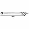 TONE 75 degree double ended ratchet box wrench (deep hole type) RM75A-0810 Width across flats 8 x 10 mm