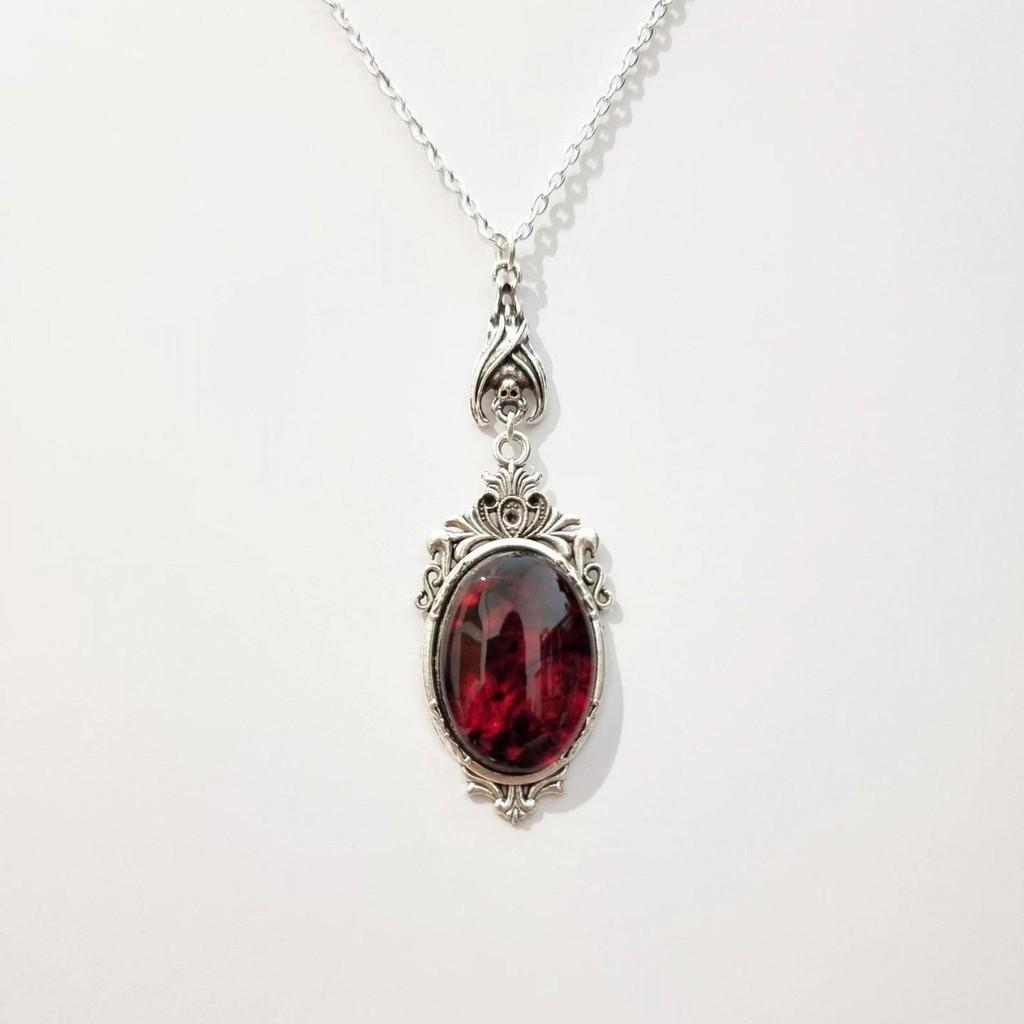 Collana Ciondolo Gotica da Vampiro con Motivo Pipistrello per Donne Accessori Moda
