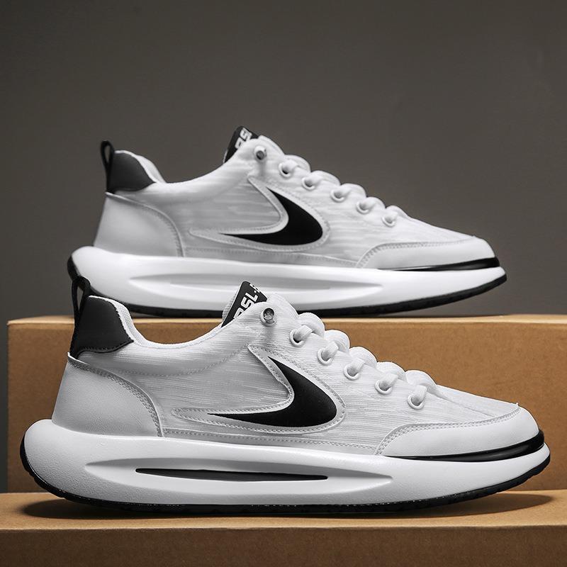 Herrenschuhe Frühling neu atmungsaktive Eisseide Mesh Schuhe trendige vielseitige Dad Schuhe weiche Sohle Sport und Freizeit