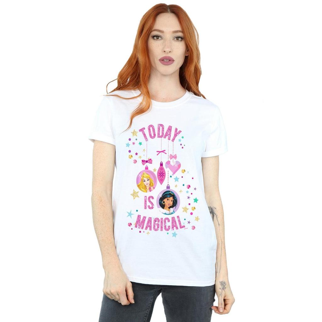 Disney Womens/Ladies Princess Today Is Magical Cotton Boyfriend T-Shirt