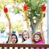 4Pcs Artificial Torch Props Handheld Portable Lightweight Fun Cheering Cosplay Photo Props Stage Performance Party Supplies