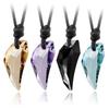 Stylish Korean Short Necklace For Men And Women Artificial Crystal Pendant