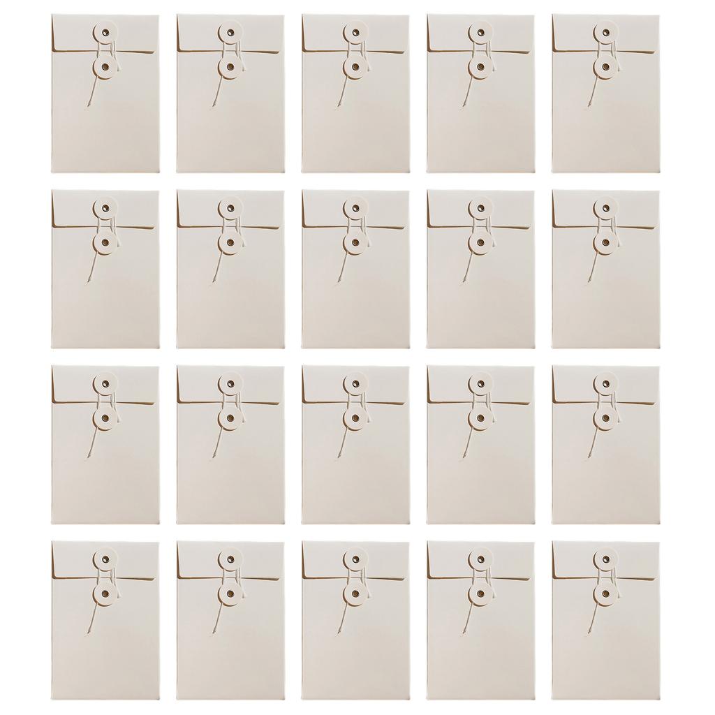 20Pcs/set Kraft Paper Envelopes Invitation Envelopes Postcard Envelope Kraft Envelopes Brown Envelopes Card Envelopes