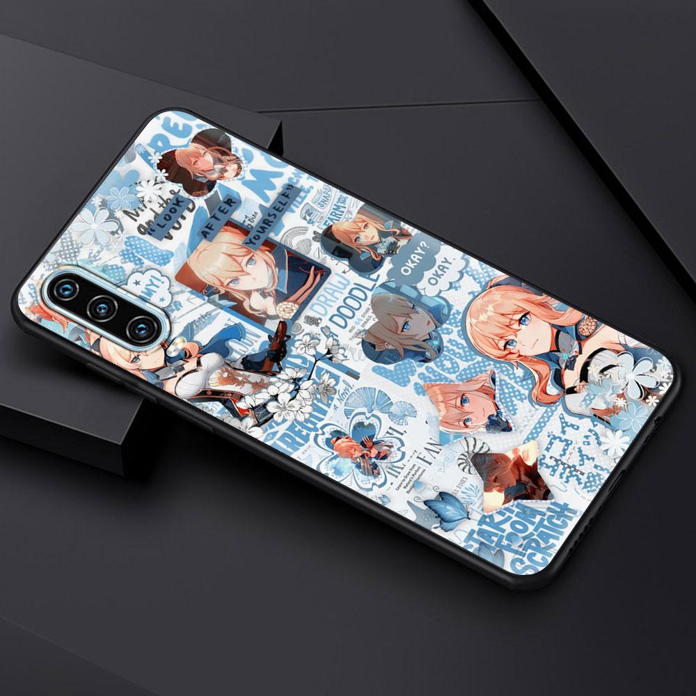 Genshin Impact Phone Case For Huawei P30 Lite P50 Pro P20 P40 Lite E P Smart Z 2021 Y6 Y7 Y9 2019 Y6p Y9s Y7a Silicone Cover
