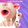 1pc Silicone Lip and Facial Trainer - Non-Electric Muscle Toner for Smile Enhancement, Unscented Skin Care Tool, Reusable Beauty Device