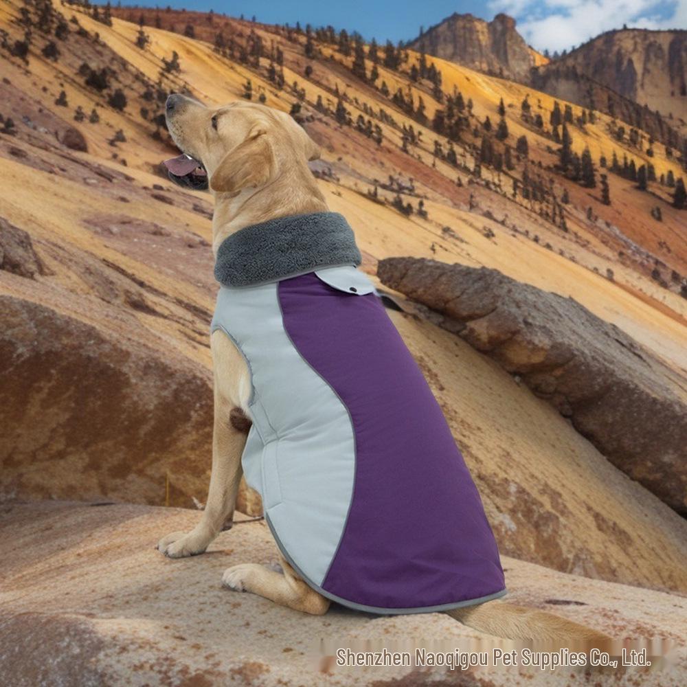 Dog Autumn/Winter Warm Cotton Clothes - Trendy Colors
