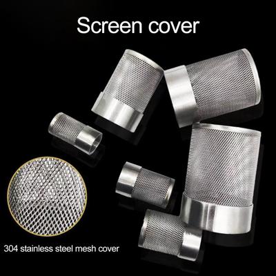 Inlet Suction Strainer Stainless Steel Garden Hose Inlet Filter Mesh Easy Install Intake Hose Pickup Filter Head for Irrigation Water Pump Filter