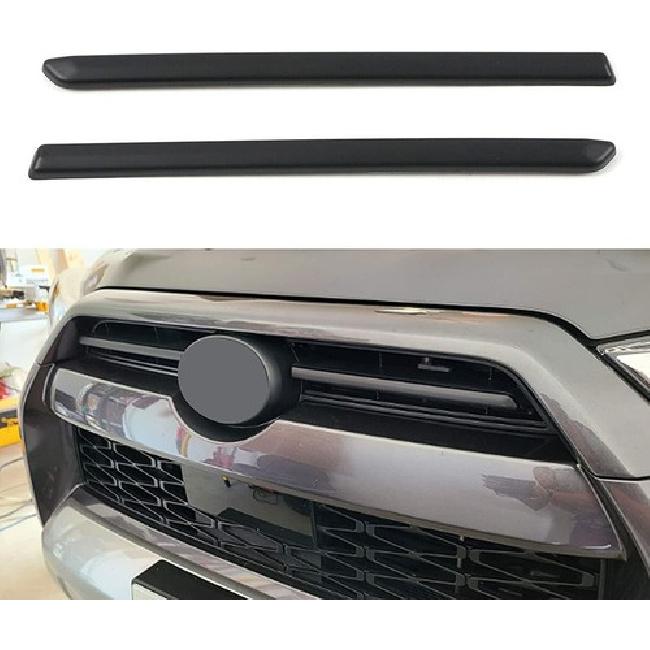 Matte Black ABS Front Center Grille erts Cover Trim Replace for + 4Runner