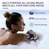 BEAUTAIL Silicone Body Scrubber for Shower and Gentle Suitable for and Sensitive Easy High 1 Blue Bath, Exfoliating, Cleansing, Loofah, Women, Men,