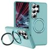 case for Samsung S26 plus ultra 360 degree rotating gear magnetic bracket phone case Skin feel anti fall Wireless Charging plain
