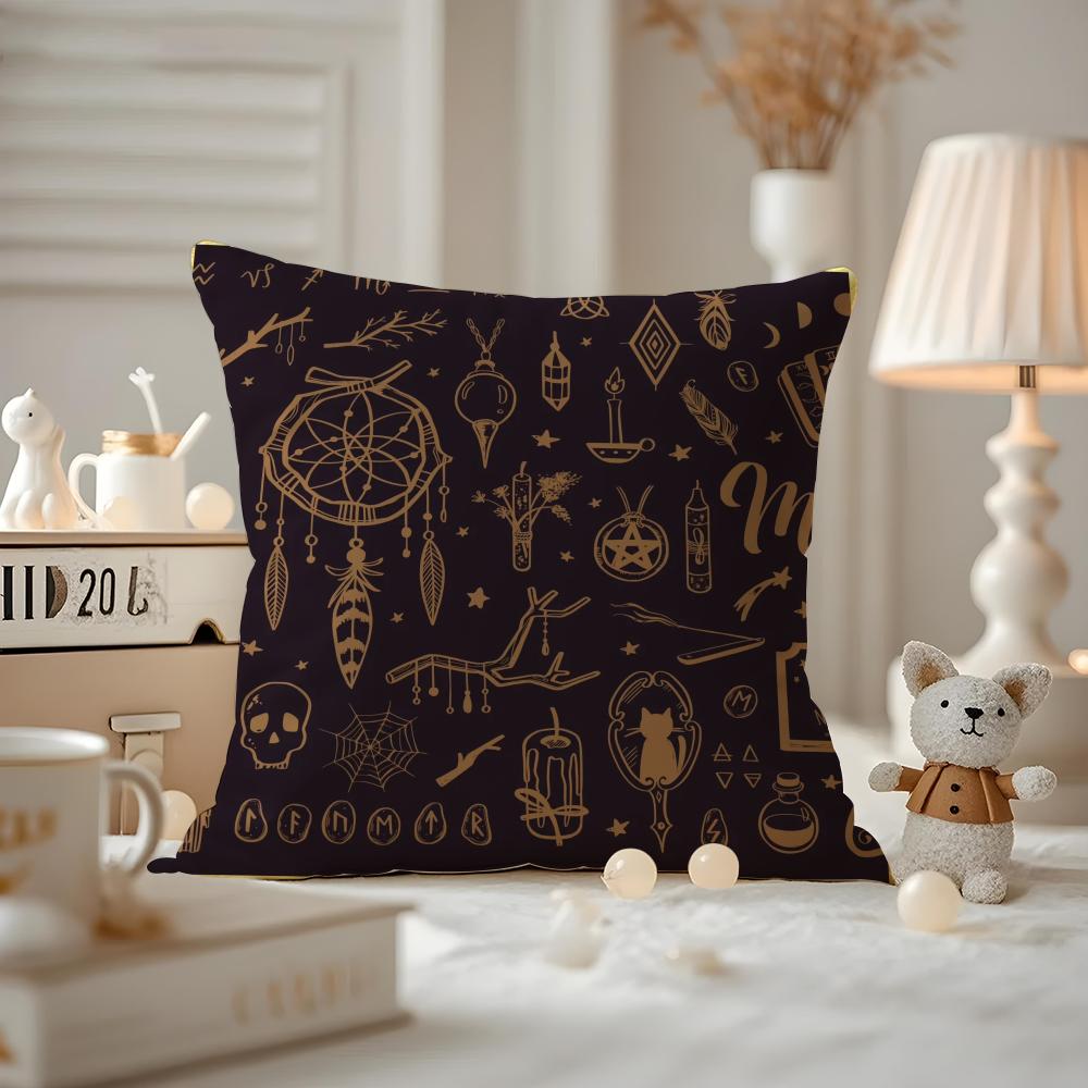 Ид аль-Фитр9 Наволочка Пылезащитная Наволочка Невидимая Молния Шелковистый Короткий Плюш Наволочка для Подушки Дивана 12x12Inch