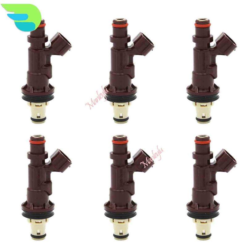 6PCS Fuel Injector nozzle For Toyota- 4Runner Tacoma- Tundra- 3.4L 23250-62040 23209-62040 2325062040 2320962040