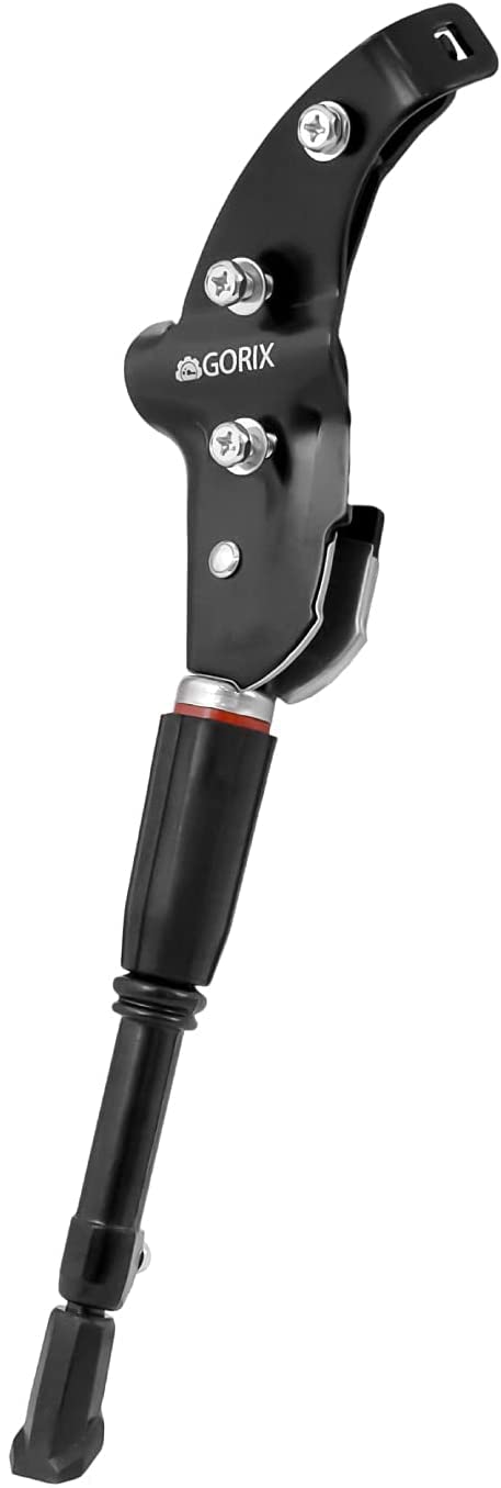 

GORIX Adjustable Kickstand for Bicycles (GX-ST931) [Side Stand for 20-28 inch Bikes, Cross Bikes, Road Bikes, MTBs, and More]