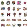 50Pcs Psychedelic Hippie Art Sticker Classic Toy For Skateboard Fridge Laptop Decoration