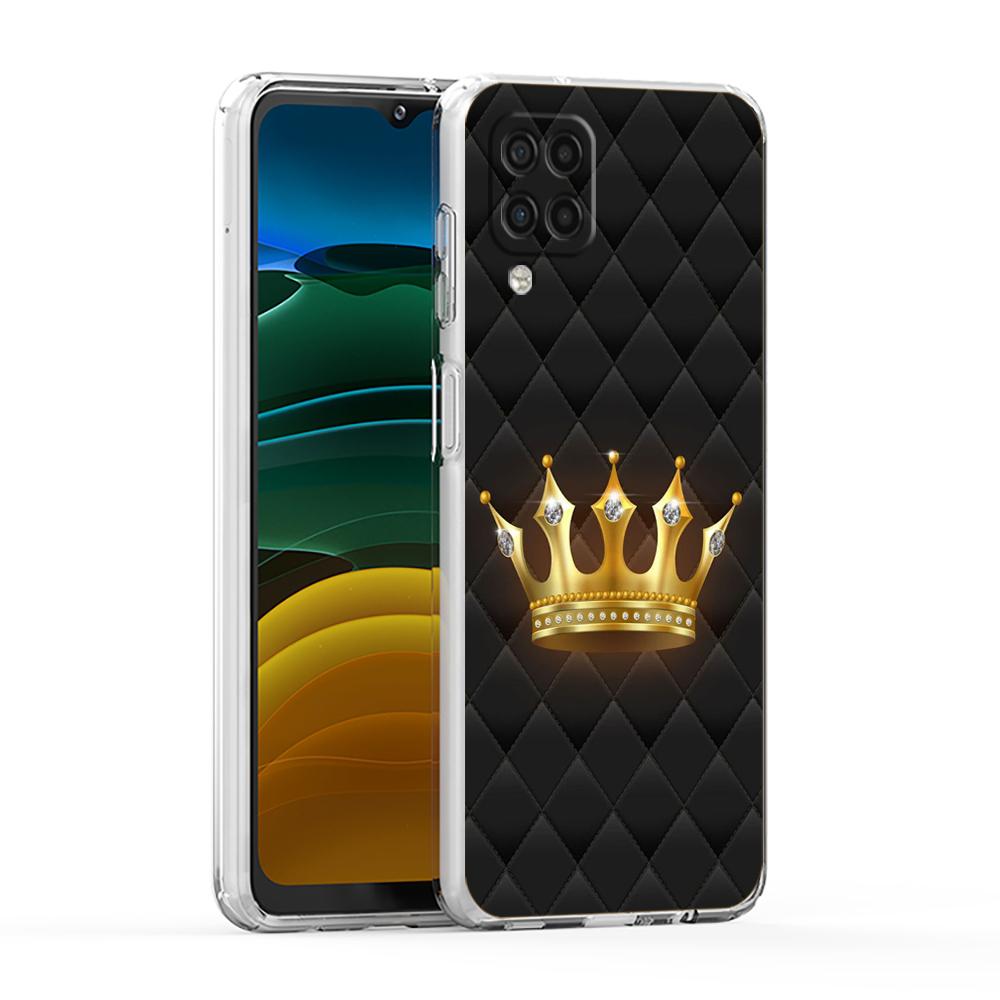 Diamond Crown Case for Samsung Galaxy A13 A22 A32 A52 A72 A51 A71 A11 A31 A41 A33 A53 A73 5G Transparent Silicone Shell Capa Bag