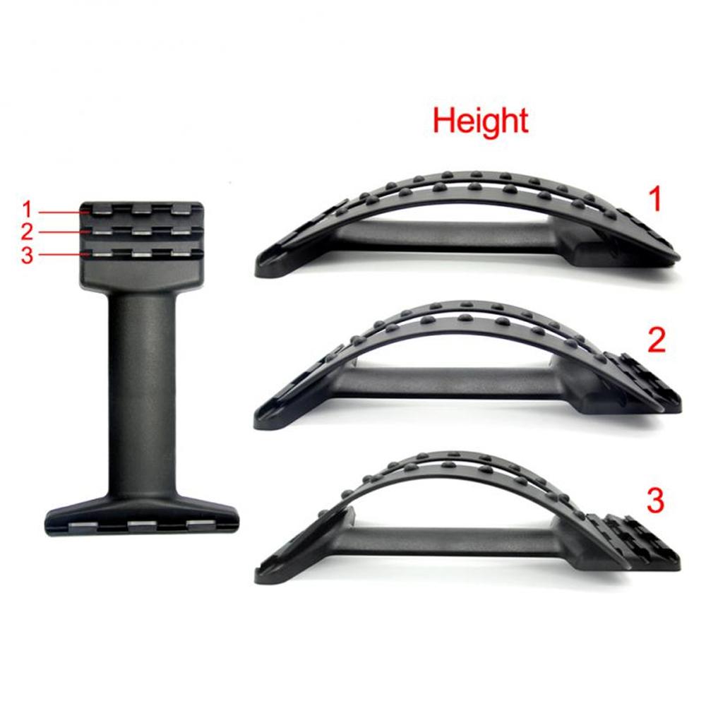 1 Satz Rückenstrecker Lendenstützgerät für Haltungskorrektor Bandscheibenvorfall Skoliose Ischias Unterer und oberer Rückenstrecker