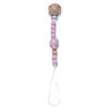Wood Pacifier Holder Clips Dummy Clips Baby Teething Toys Straps Cute Baby Pacifier Chain  Toddler