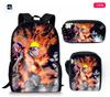 Naruto Bag Student Pack With Oxford Cloth And Cute Character Prints For Kids