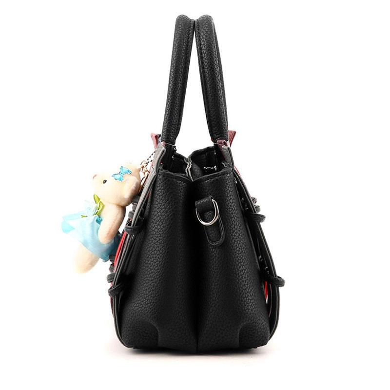 Fashion Classic Colorblock Braided Design Trendy Elegant Weaving Satchel Tote Bags For Women Handbag Mom Shopping Crossbody Shoulder Bag