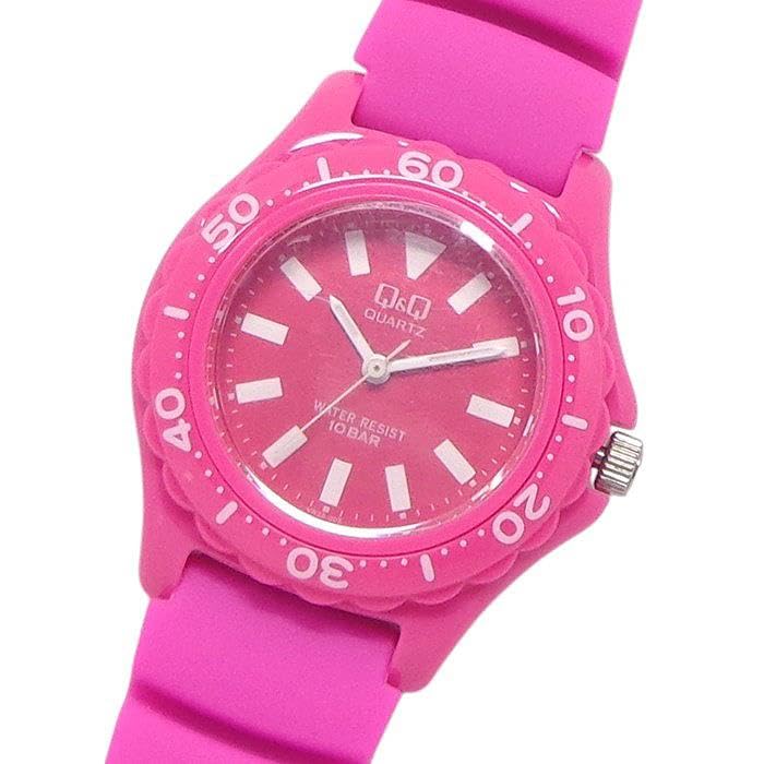 Citizen Pink Sports 10 ATM Water Resistant Q&Q VR25-003 Women's Watch, Type,