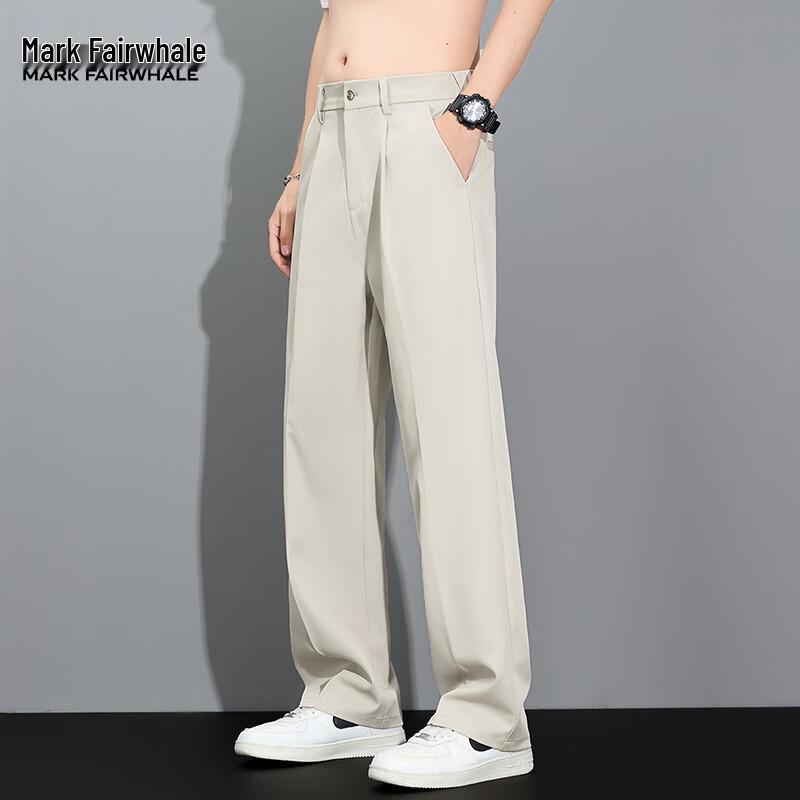 

Mark Fairwhale Men s Ice Silk Cooling Quick-Dry Straight Leg Casual Pants 4XL