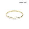 Swarovski Gold Tone Open Bangle Bracelet 5761639 5750440