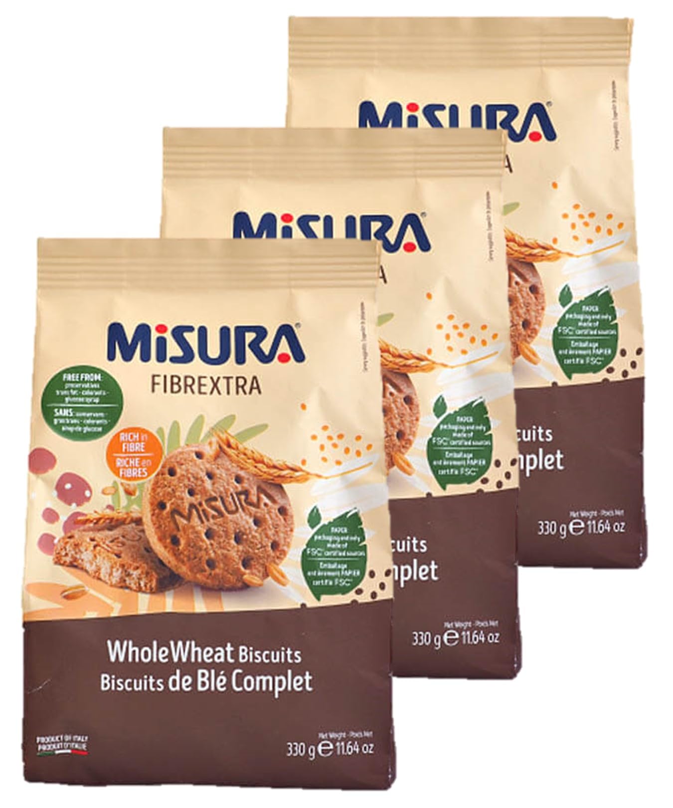 

Leadoff Japan Missoula Whole Wheat 330g x 3 Biscuits,