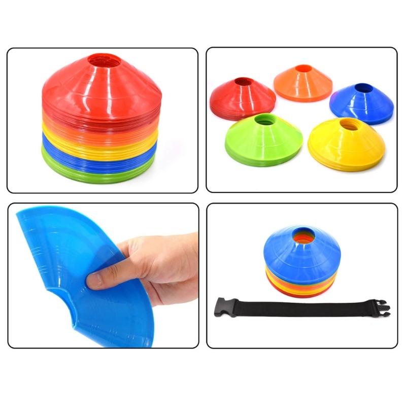 Soccer Agility Cones Sports Training Cones Field Marker Cones for Football Basketball Tennis Outdoor Practice Equipment