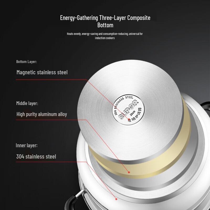 SUPOR Stainless Steel Steamer Pot