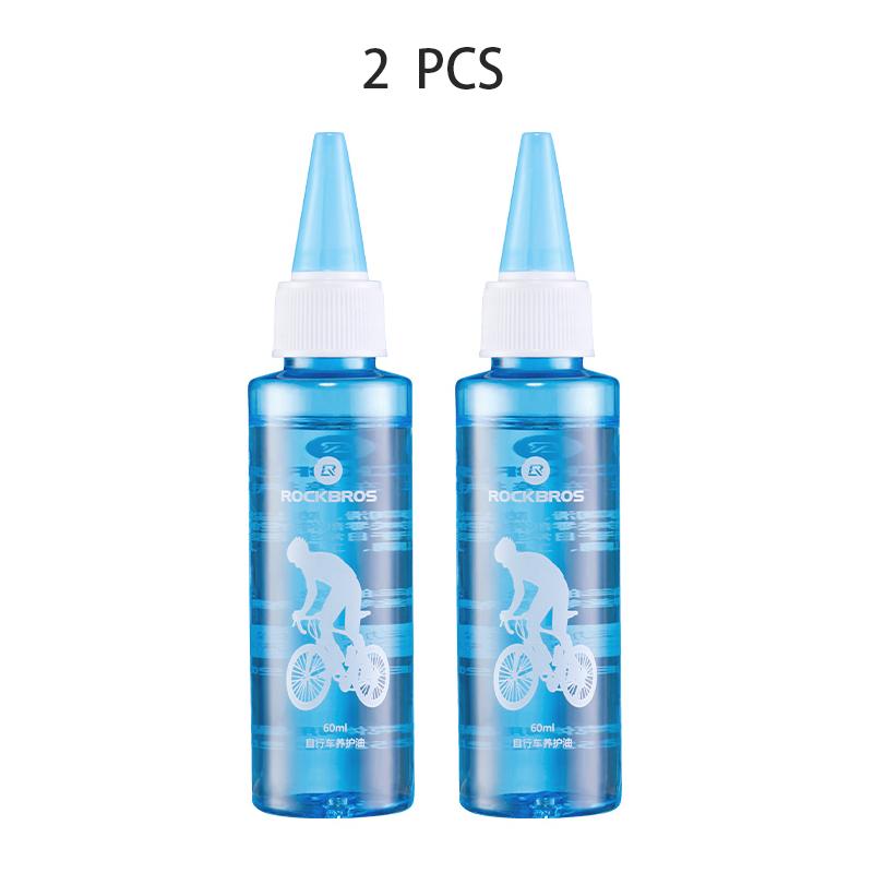 

ROCKBROS 60ML Chain Oil for Fork Flywheel Chain Bicycle Special Lubricant MTB Road Bicycle accessories 2 PCS
