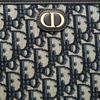 Dior Montaigne Serie 30 Klassische Monogramm-Stickerei Canvas Kulturtasche Clutch Damen Taschen Denim-Blau S2107UTZQ_M928