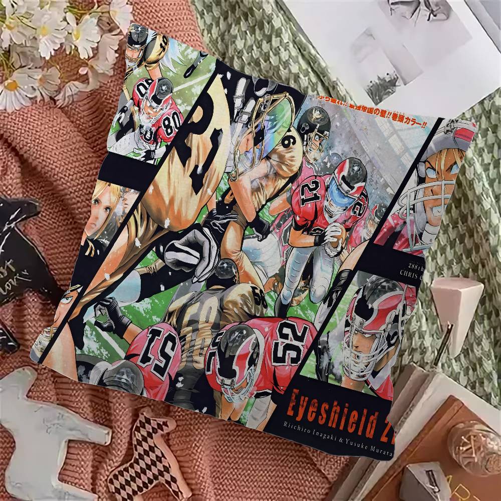 Eyeshield 21 Pillow Gifts Home Office Furnishings Bedroom Sofa Car Cushion Cover Case 45x45cm