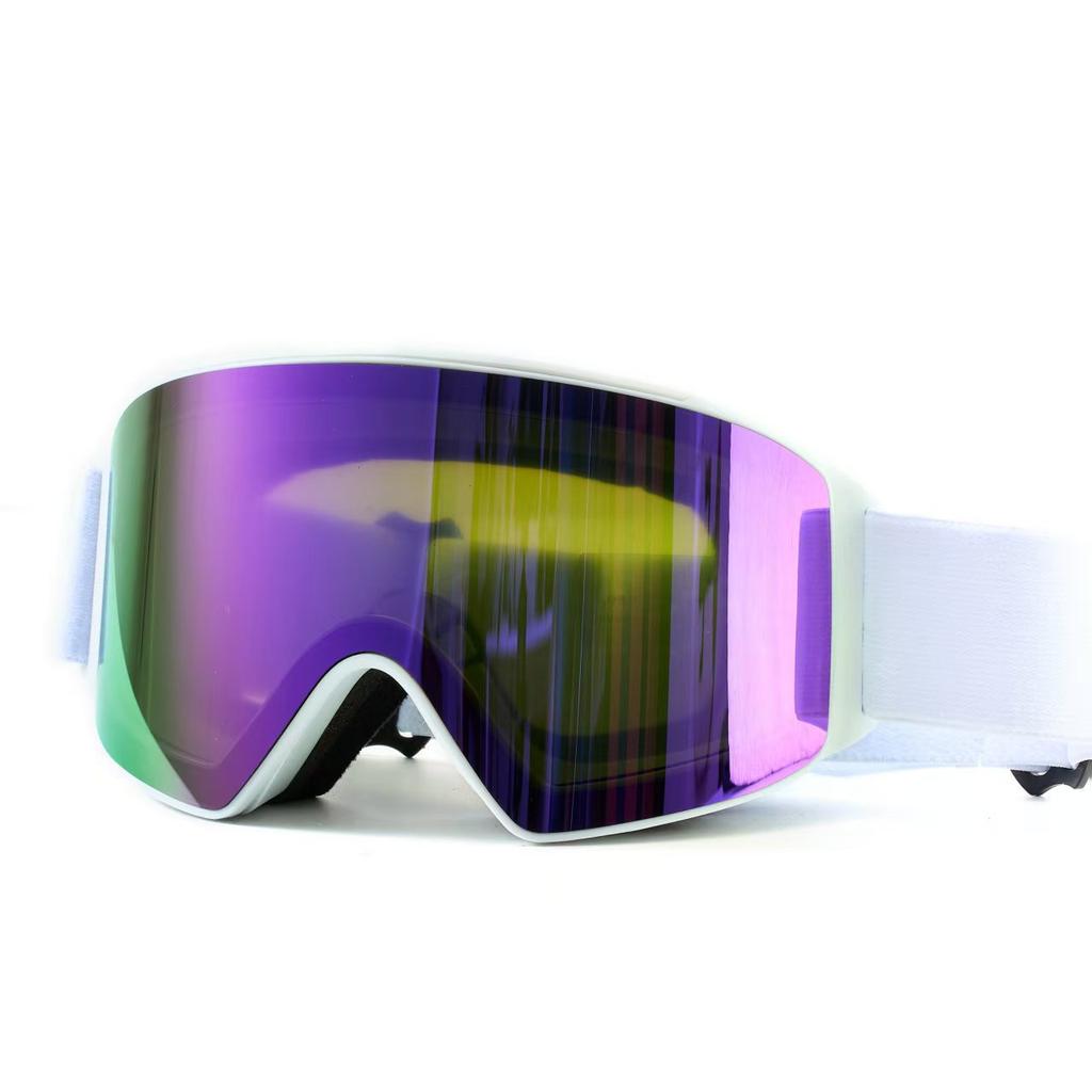 New magnetic ski goggles with double-layer anti-fog and UV protection, preventing snow blindness REVO Zengxi Kaka Myopia Ski Goggles