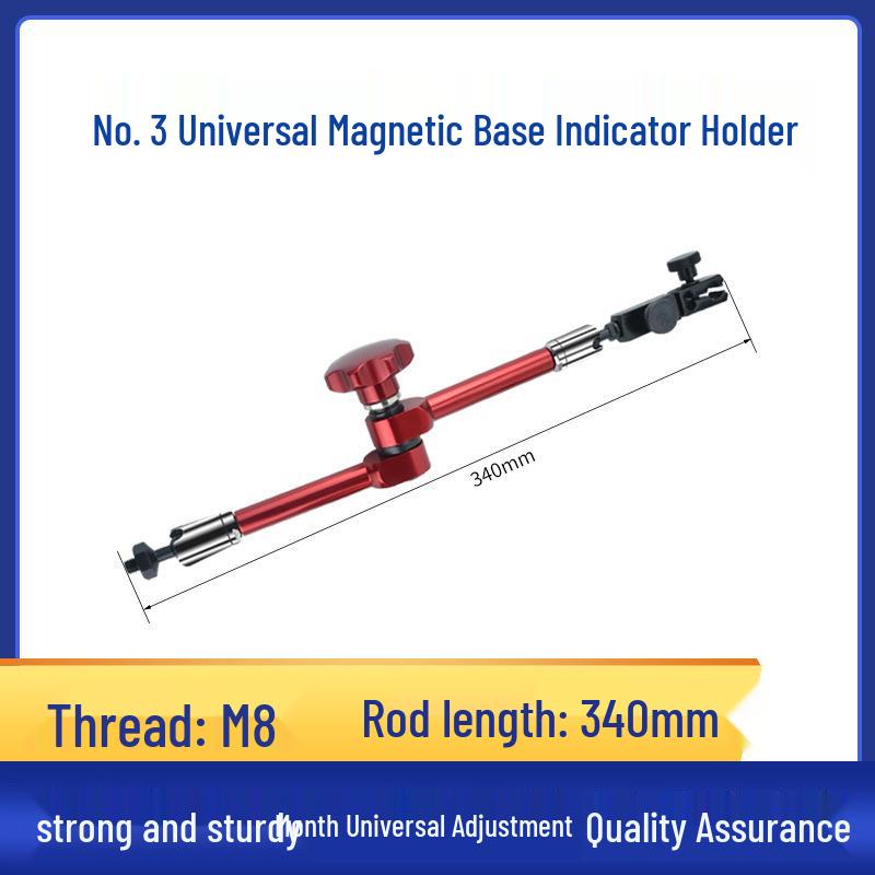Universal Magnetic Dial Indicator Holder with Fine Adjustment Lever