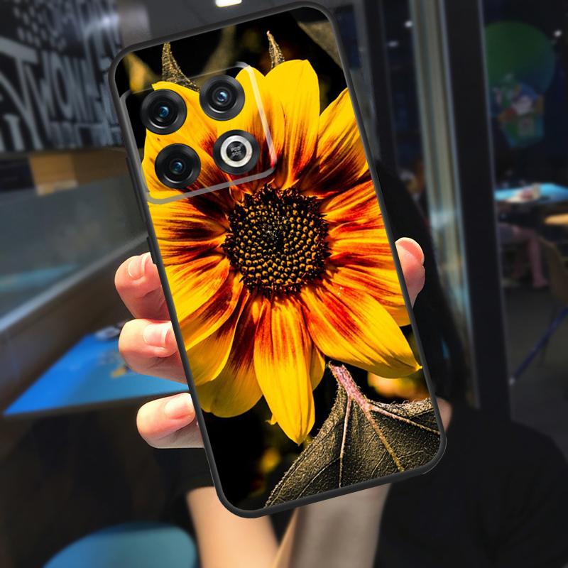 Beauty Yellow Sunflower Funda For OnePlus 13R 13 12 R 11 9 10 Pro 8T 9RT 10T OnePlus Nord CE 4 2 3 Lite N20 N30 Case