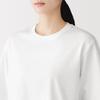 MUJI Women's Cool Touch Crew Neck Wide-Fit Short Sleeve T-shirt