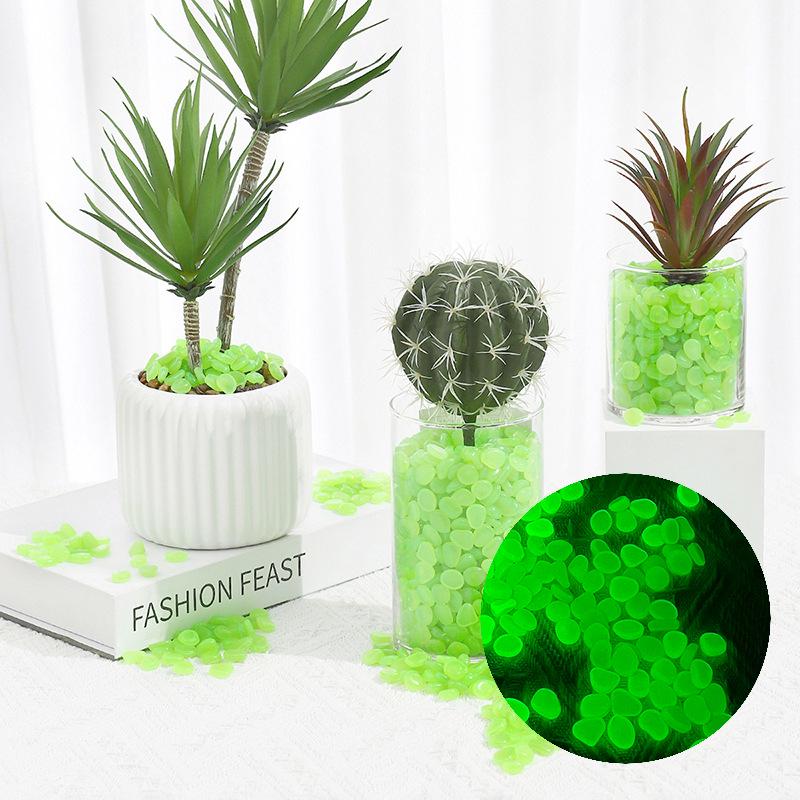 1cm Luminous Fluorescent Stones for Aquarium and Garden Landscaping