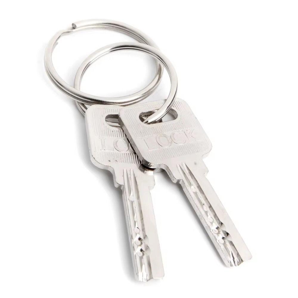 50Pcs Sturdy Metal Binder Rings O Ring Book Binder Rings Keychain Rings  Daily Organizing