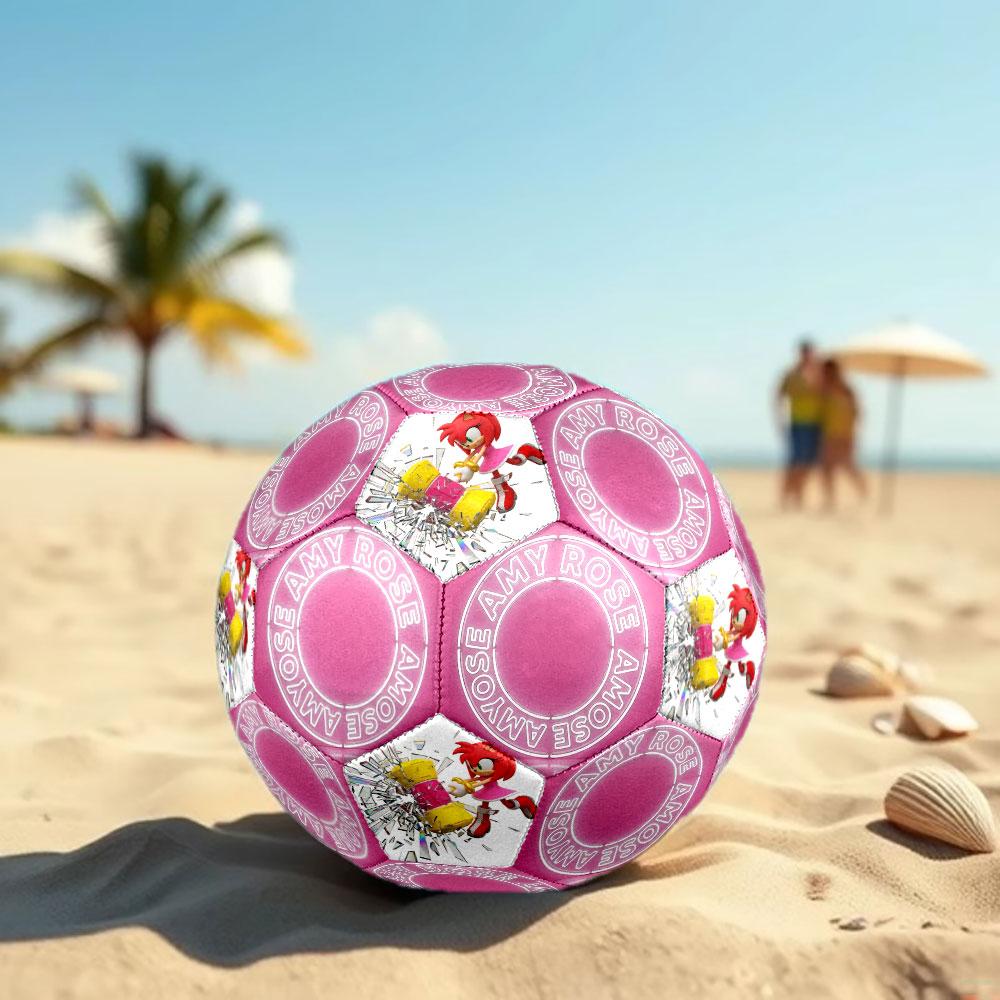 1pc Sonic the Hedgehog Soccer Ball Size 5 Indoor Soccer Ball Fashion Colorful Backyard Game - Great For Sports Fans Gift HE59
