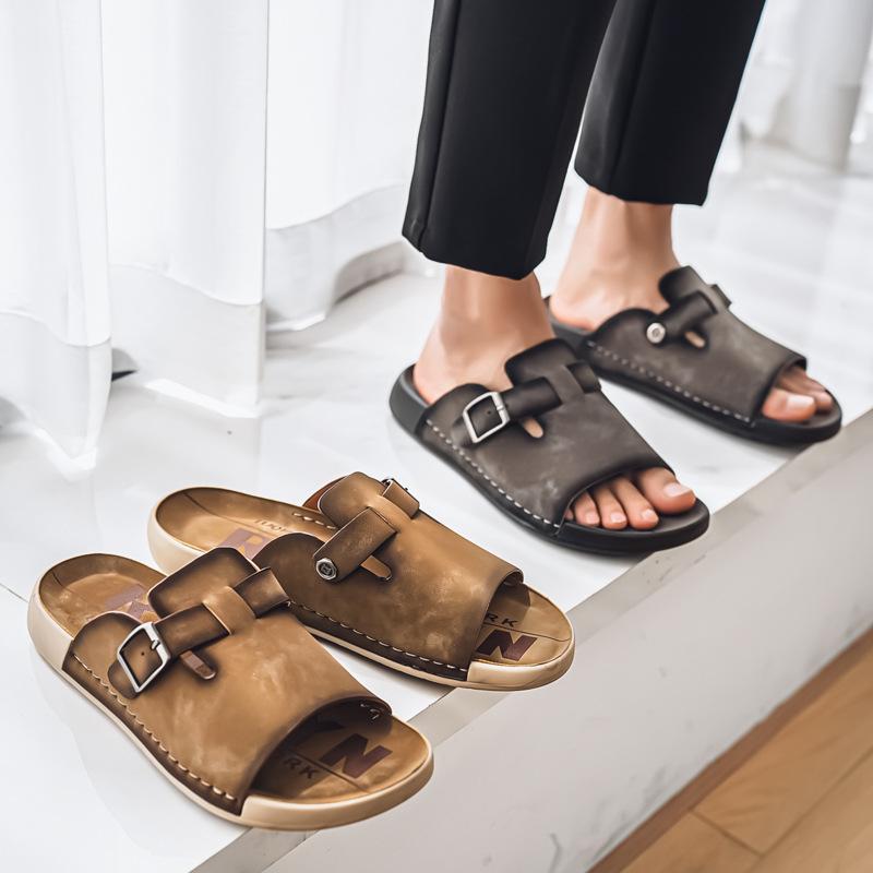 Summer New Shoes for Men Fashion Slippers Designer Casual Birken Slides Outdoor Cool Beach Shoes