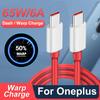 61W/6A Warp Charger Cable 6.1A Type C To Type C Cable Usb PD USBC for Oneplus 8T One Plus 8t Warp Charge for OnePlus8t